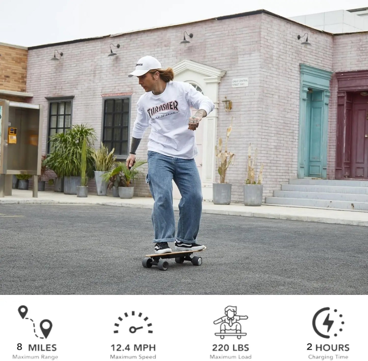 350W Electric Skateboards with Remote